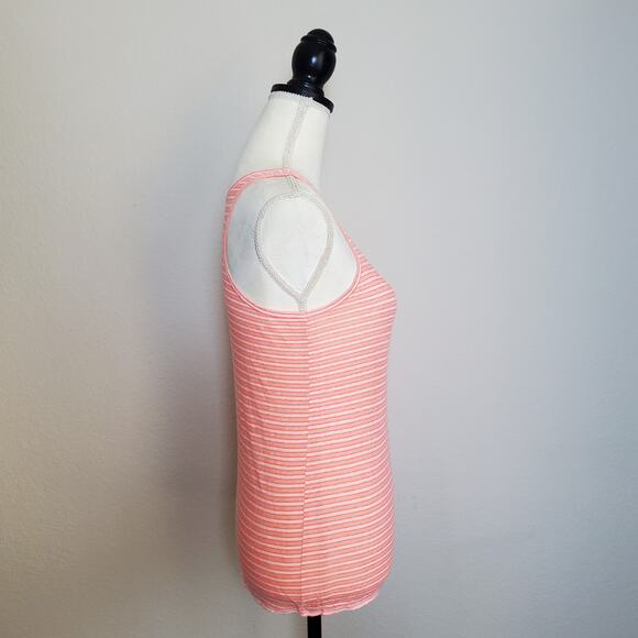 J. Crew Pink Striped Tank Top Small - Picture 2 of 7